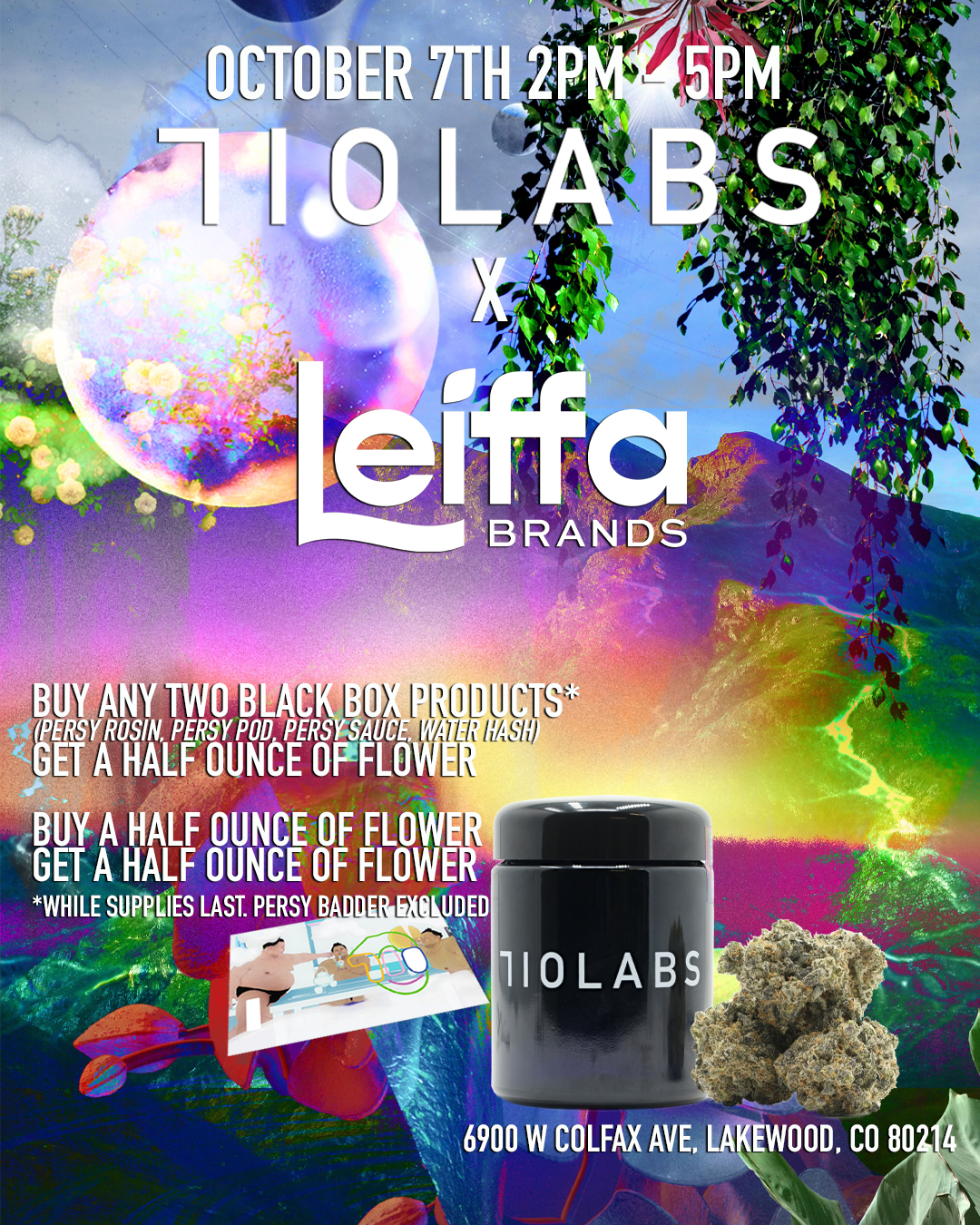 Leiffa x 710 Labs promotion imagery